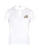 Matchesfashion.com Moncler - Double Logo Cotton Polo Shirt - Mens - White