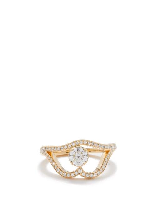 Sophie Bille Brahe - Cloud Diamant Diamond & 18kt Gold Ring - Womens - Diamond