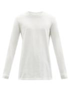Rick Owens - Long-sleeved Cotton-jersey T-shirt - Mens - White