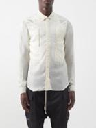 Rick Owens - Fogpocket Paneled Shirt - Mens - Cream