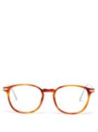 Matchesfashion.com Cutler And Gross - Round Frame Tortoiseshell Acetate Glasses - Mens - Brown