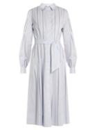 Gabriela Hearst Chelsea Herringbone-stitch Shirtdress
