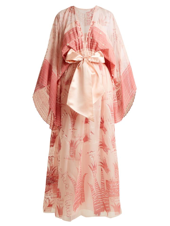 Zandra Rhodes Archive Summer Collection The 1973 Field Of Lilies Gown