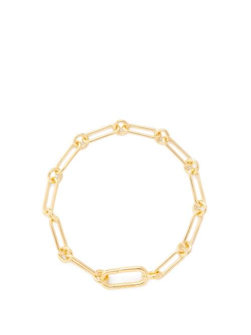 Tom Wood - Chain-link 9kt Gold-plated Bracelet - Mens - Gold