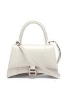 Balenciaga - Hourglass Small Grained-leather Bag - Womens - White