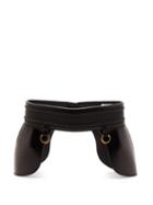 Matchesfashion.com Alexander Mcqueen - Leather Belt - Womens - Black