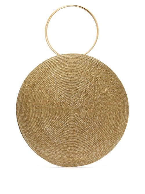 Matchesfashion.com Eliurpi - Circle Maxi Woven Straw Bag - Womens - Beige