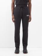 6 Moncler 1017 Alyx 9sm - Logo-print Cotton-blend Track Pants - Mens - Black