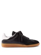Isabel Marant - Bryce Leather And Suede Trainers - Womens - Black