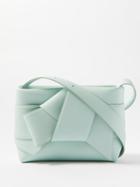 Acne Studios - Musubi Small Leather Cross-body Bag - Womens - Light Blue