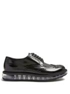 Matchesfashion.com Prada - Bubble Midsole Leather Brogues - Mens - Black