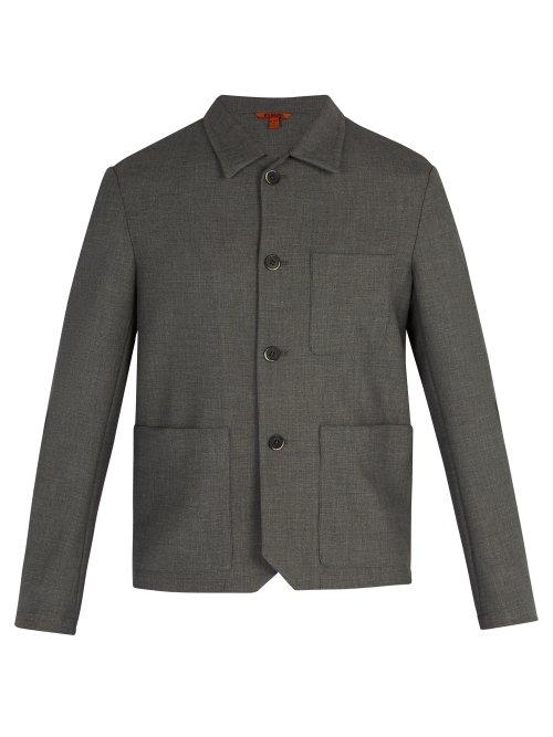 Matchesfashion.com Barena Venezia - Patch Pocket Blazer - Mens - Grey