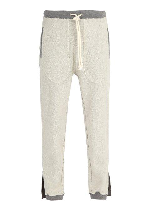 Matchesfashion.com Maison Margiela - Reversible Cotton Track Pants - Mens - Grey