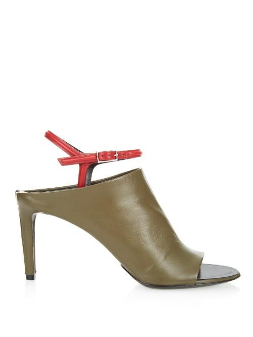 Balenciaga Spy Leather Sandals