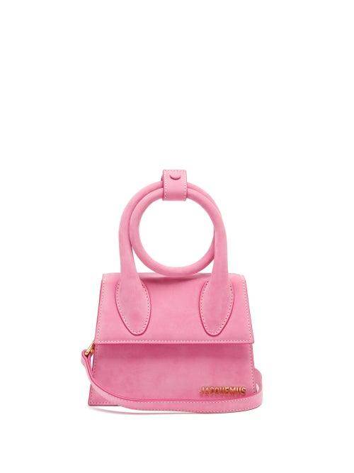 Matchesfashion.com Jacquemus - Chiquito Noeud Leather Cross-body Bag - Womens - Pink