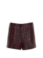 Sonia Rykiel Coated-tweed Tailored Shorts