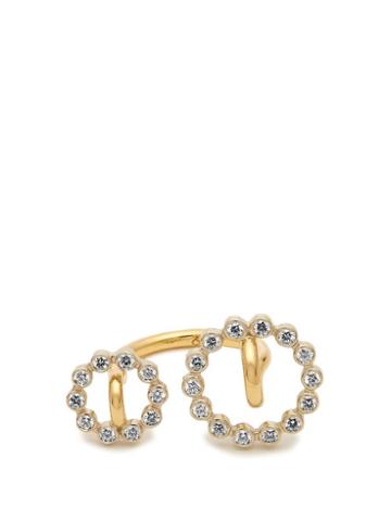 Matchesfashion.com Charlotte Chesnais Fine Jewellery - System Diamond & Yellow Gold Ring - Womens - Gold