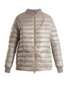 Herno High-neck Quilted Down Bomber Jacket