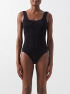 Bottega Veneta - Crinkle-effect Swimsuit - Womens - Black
