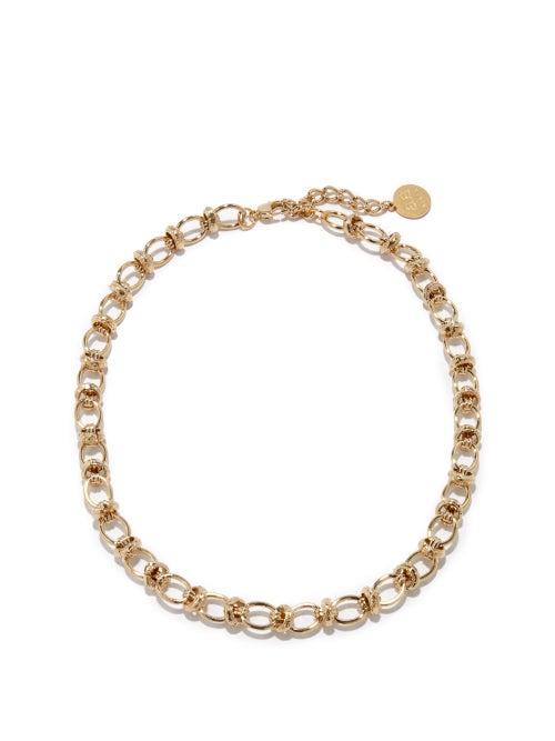 Matchesfashion.com By Alona - Valentina 18kt Gold-plated Necklace - Womens - Yellow Gold