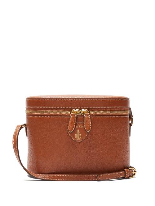 Matchesfashion.com Mark Cross - Ginny Goatskin Leather Cross Body Bag - Womens - Tan