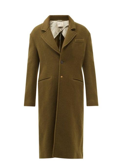 Nick Fouquet - Tommaso Wool-blend Felt Coat - Mens - Green