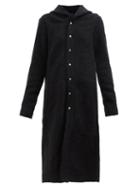 Rick Owens - Hooded Felt Parka - Womens - Black