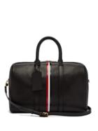 Matchesfashion.com Thom Browne - Tricolour Striped Leather Holdall - Womens - Black