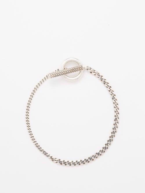 Bottega Veneta - Curb-link Sterling-silver Bracelet - Mens - Silver