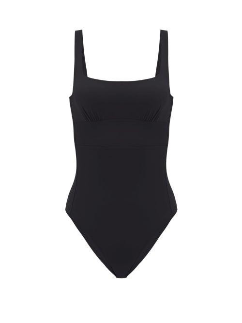 Matchesfashion.com Max Mara Beachwear - Gallura Swimsuit - Womens - Black