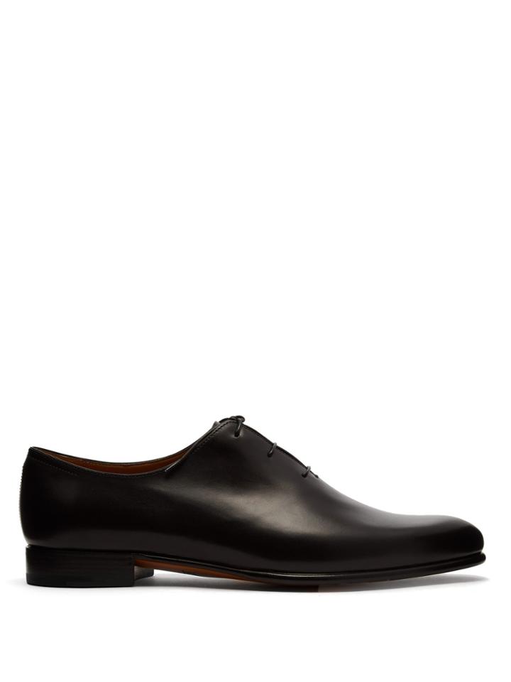 Berluti Lucida Leather Derby Shoes