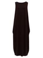 Matchesfashion.com Issey Miyake - Draped Jersey Midi Dress - Womens - Black