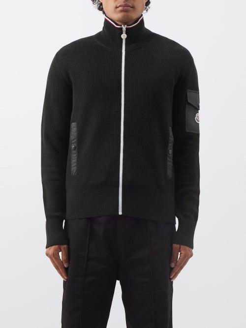 Moncler - Flap-pocket Zipped Cotton Jacket - Mens - Navy