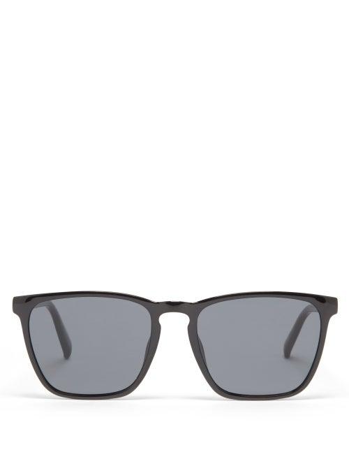 Matchesfashion.com Le Specs - Bad Medicine Square Sunglasses - Womens - Black
