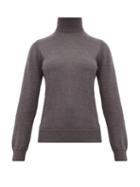 Matchesfashion.com A.p.c. - Sandra Roll Neck Merino Wool Sweater - Womens - Grey