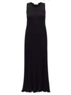 Matchesfashion.com Marina Moscone - Rib-knitted Maxi Dress - Womens - Black
