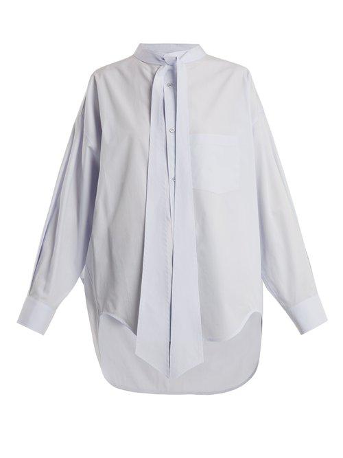 Matchesfashion.com Balenciaga - New Swing Shirt - Womens - Grey