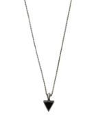Matchesfashion.com Emanuele Bicocchi - Triangle Charm Sterling Silver Necklace - Mens - Silver