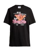 Matchesfashion.com Vetements - Hug Me Cotton T Shirt - Womens - Black