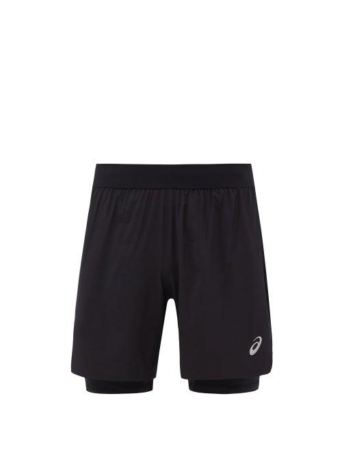 Asics - Road 2-in-1 Recycled-fibre 7 Running Shorts - Mens - Black