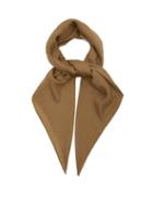 Matchesfashion.com Ryan Roche - Rolled Edge Cashmere Scarf - Womens - Brown