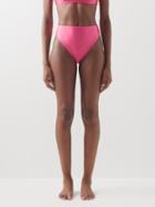 Jade Swim - Incline High-rise Bikini Briefs - Womens - Pink