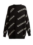 Balenciaga Logo Crew-neck Sweater