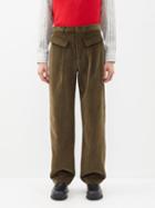 Maryam Nassir Zadeh - Jem Cotton-blend Corduroy Trousers - Mens - Dark Brown