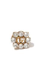 Matchesfashion.com Gucci - Gg Crystal-embellished Ring - Womens - Crystal