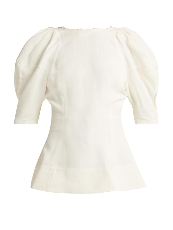 Khaite Darlene Peplum-hem Top