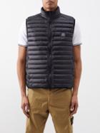 Stone Island - Logo-patch Quilted-down Gilet - Mens - Black