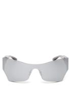 Matchesfashion.com Balenciaga - Frameless Mirrored Acetate Sunglasses - Womens - Silver