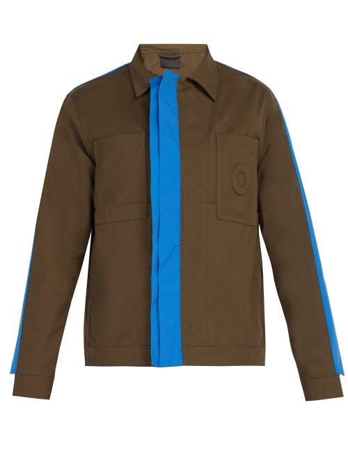 Matchesfashion.com Craig Green - Fin Cotton Twill Worker Jacket - Mens - Green