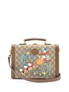 Matchesfashion.com Gucci - X Disney Donald Duck-print Shoulder Bag - Womens - Brown Multi